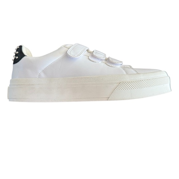 J/Slide Gennie White Leather Platform Velcro Sneakers Size 8 - Picture 3 of 12